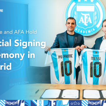 PU Prime and Argentina Football Association Celebrate Official Signing Ceremony in Madrid